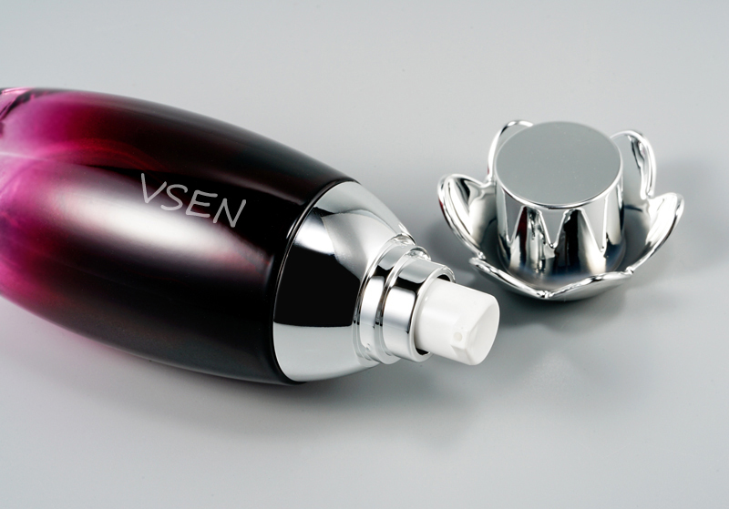 最新款红色渐变玻璃瓶瓶子九游会·J9制作(图3)